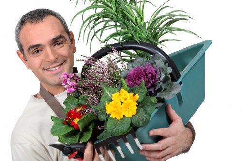 Garden waste and materials sorted for recycling in Northumberland Heath